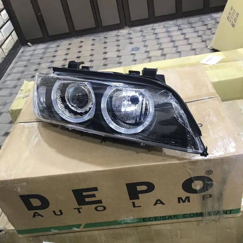 BMW E39 передная фара ангел глаз Депо 2