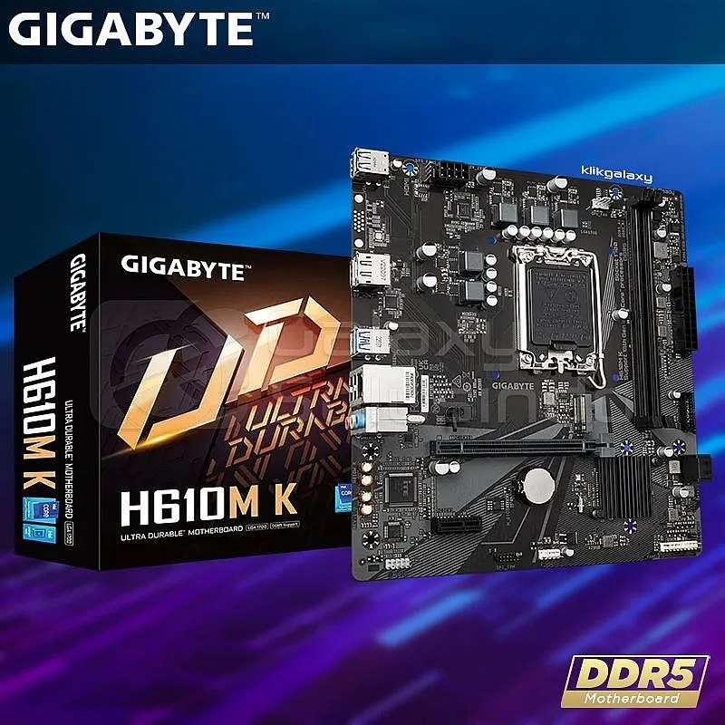 NEW Gigabyte H610M K DDR5.