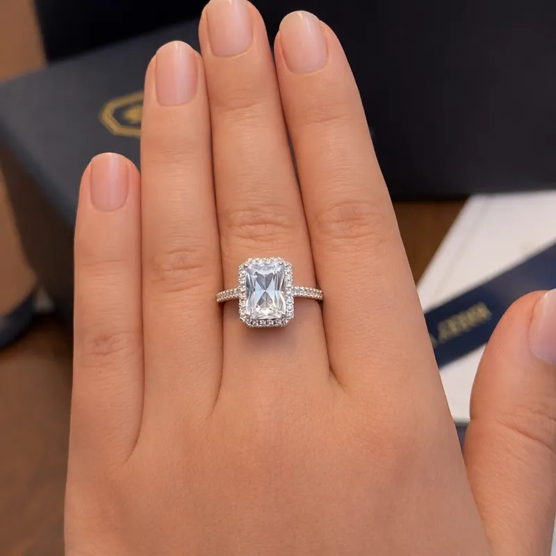 Harry Winston The One Cushion-Cut Micropavé Кольцо 3
