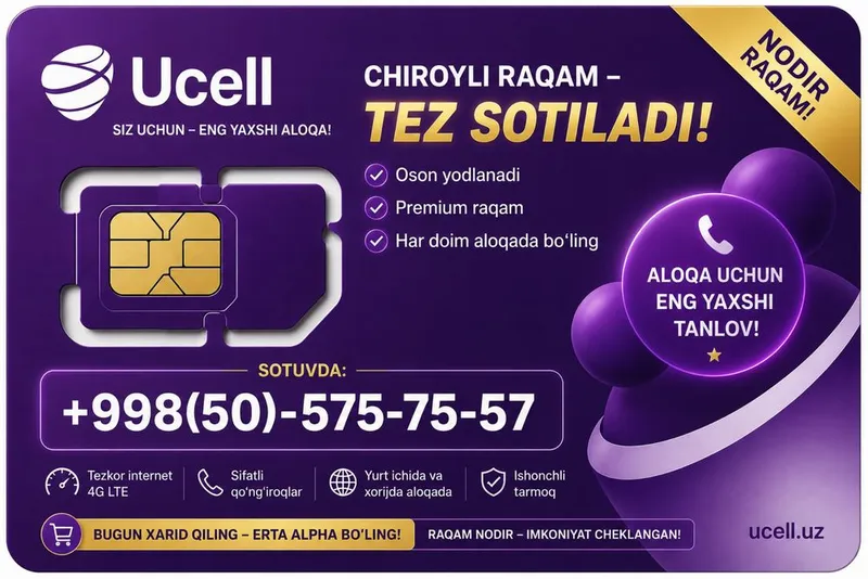 Ucell Сим карта Сотилади яхши номер Ucell Сим карта Сотилади яхши номер