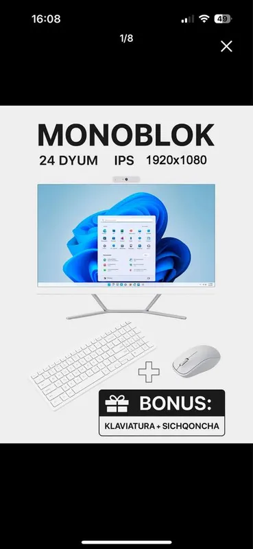 Xtech monblok 24 H61 new!!