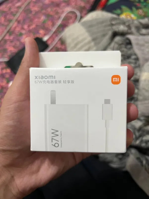 orginal Xiaomi 67 w lol quvvatlagichi zaryadnik