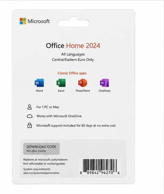 ! Microsoft Office Home 2024 для Windows и Mac, лицензия ESD — фото 3 ! Microsoft Office Home 2024 для Windows и Mac, лицензия ESD — фото 3