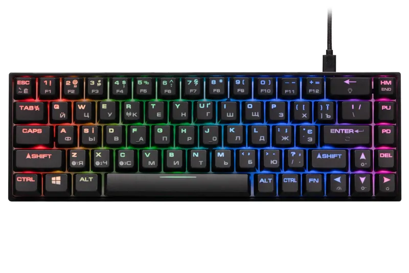 Клавиатура игровая 2E GAMING KG380 RGB 68key muddatli to'lovga — фото 1