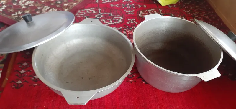 Продаются казаны, алюминиевое качество, использованы 1–2 раза 5
