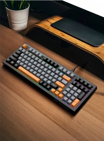 VK98 Проводная игровая клавиатура с RGB-подсветкой 1