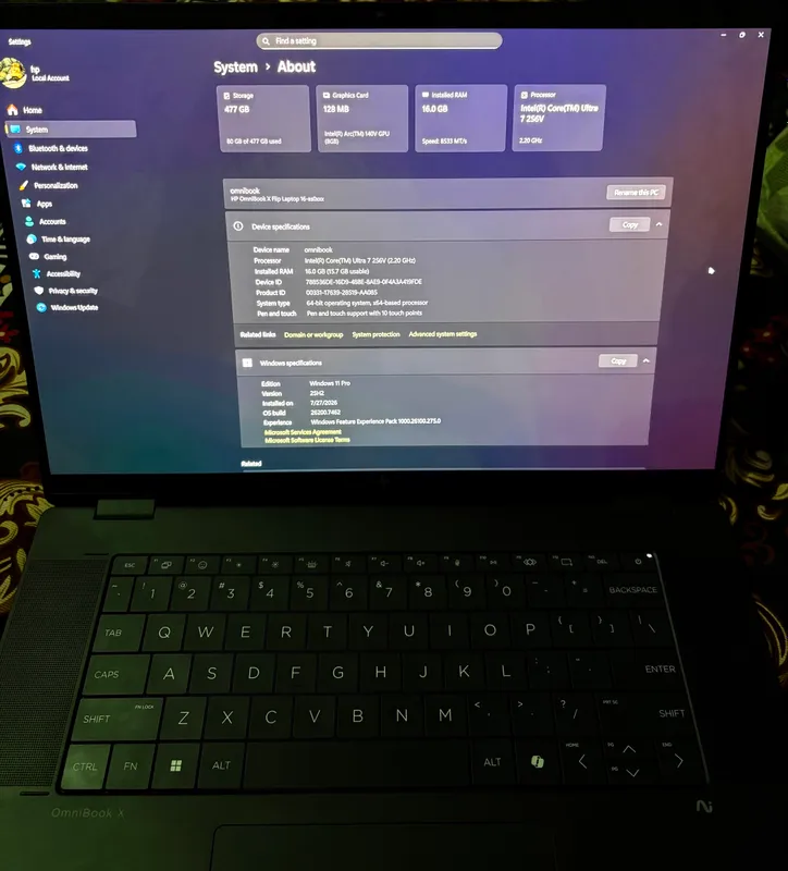 Noutbuk HP Omnibook Oled 3 Noutbuk HP Omnibook Oled 3