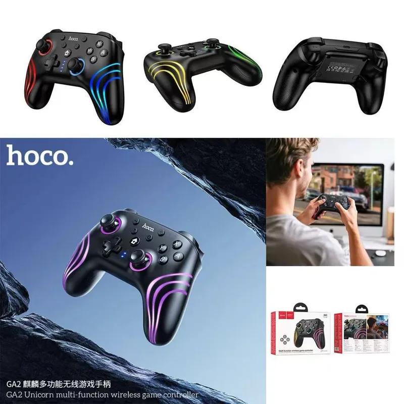 Hoco GA2 — Универсальный Беспроводной Геймпад с RGB. Достака! — фото 1