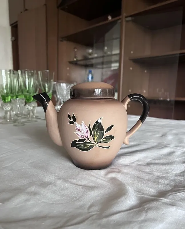 Чайник из глины ручная роспись 4 Чайник из глины ручная роспись 4