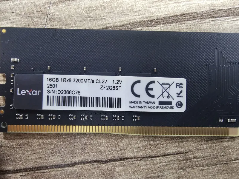 Lexar DDR4 16GB 3200Mhz 2 Lexar DDR4 16GB 3200Mhz 2