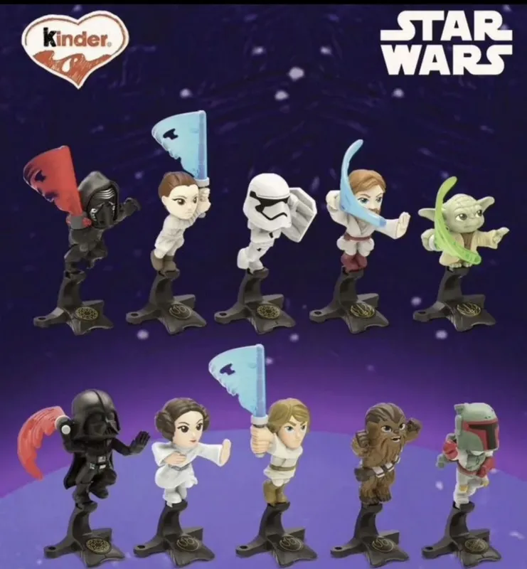Фигурки Киндер Сюрприз Звёздные войны, Kinder Surprise Star Wars