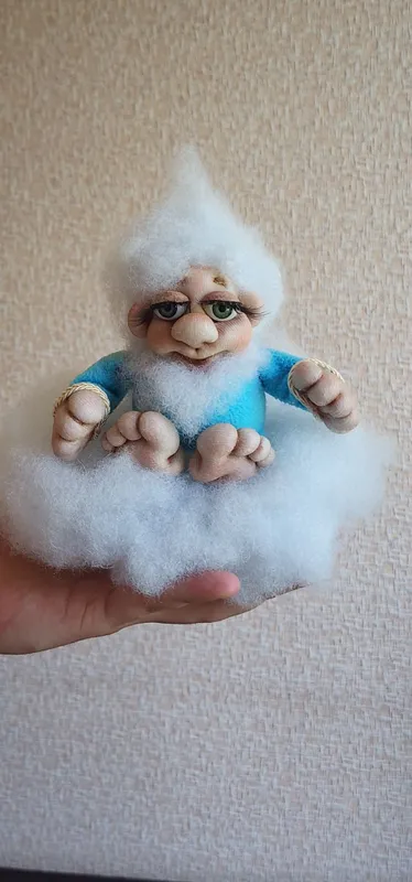 Интерьерная кукла в чулочной технике ручная работа — фото 1