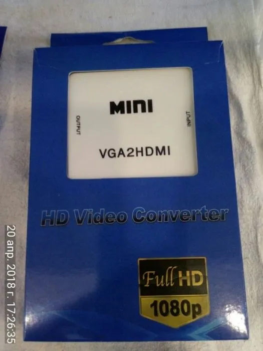 Переходник - конвертер VGA>HDMI 1