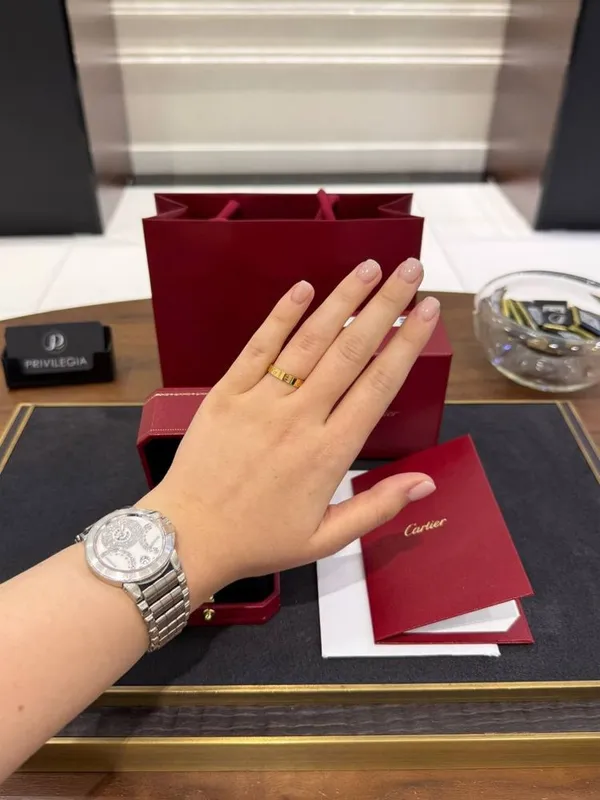 NEW кольцо Cartier Love small model — фото 3