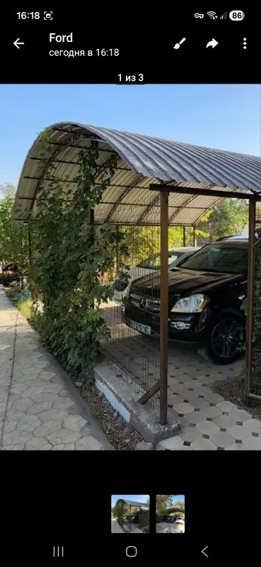 Навес прочный б/у 4