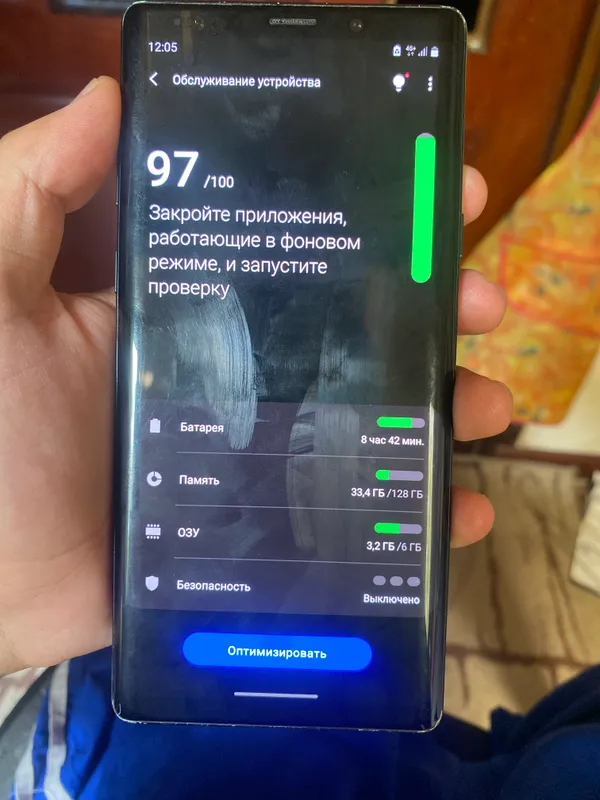 Samsung Note 9 5G, телефон в нормальном состоянии, всё работает 3 Samsung Note 9 5G, телефон в нормальном состоянии, всё работает 3