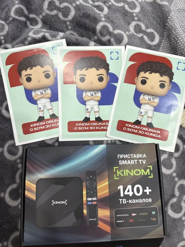 Приставка SMART TV [KINOM] с подпиской на сервис KINOM 3