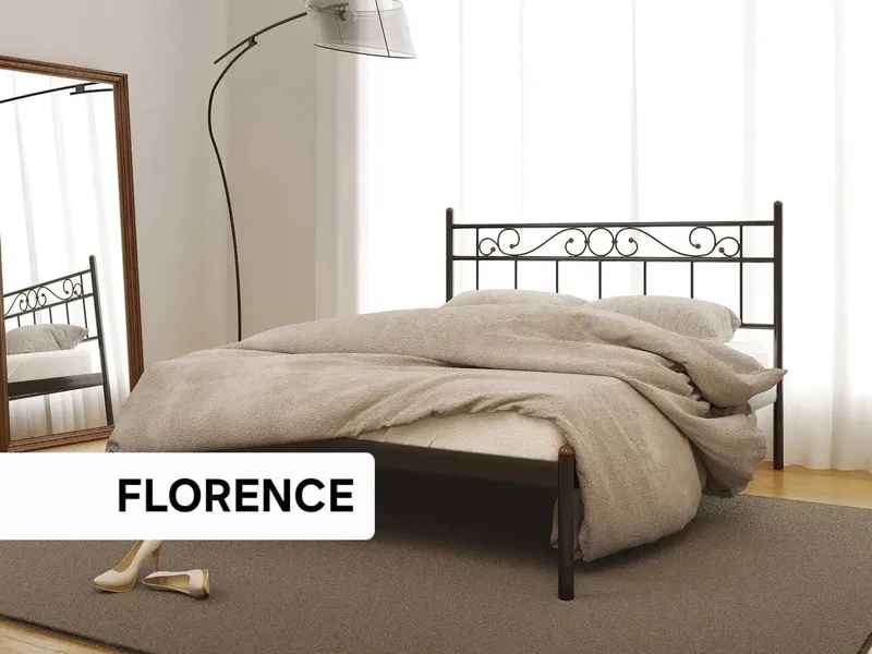 Двуспальная кровать FLORENCE, 160x200, Kalavat, matras, Kravat, krovat