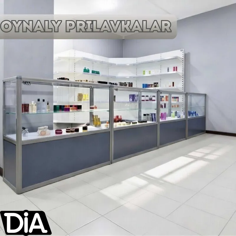 Прилавок витрина для магазина oynali vitrina prilavkalar savdo