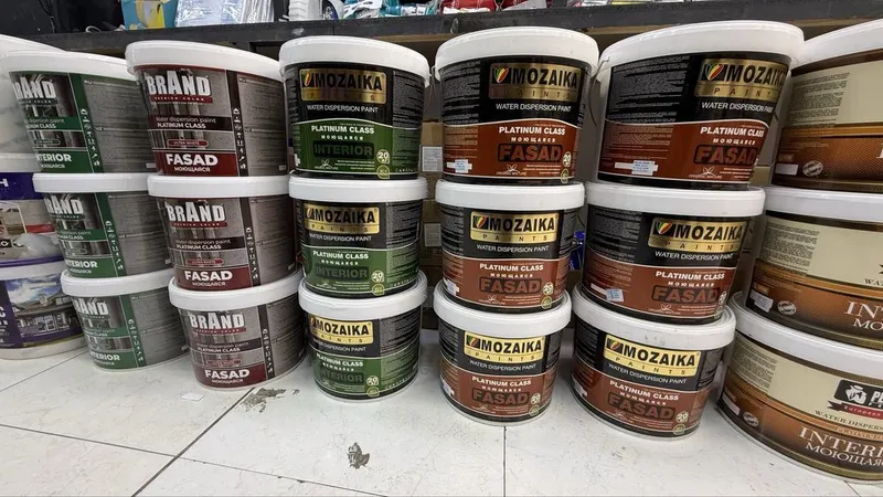 Sifatli kraska emulsiya va boshqa qurilish kosmetik maxsulotlari optom 6