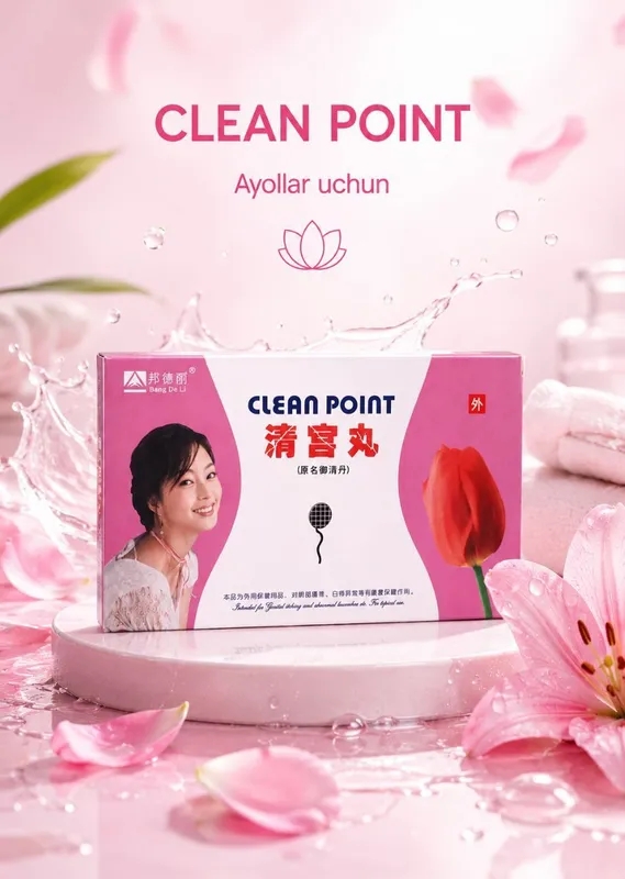 Xitoy tibbiy tamponlari Clean Point, 6 dona — фото 4