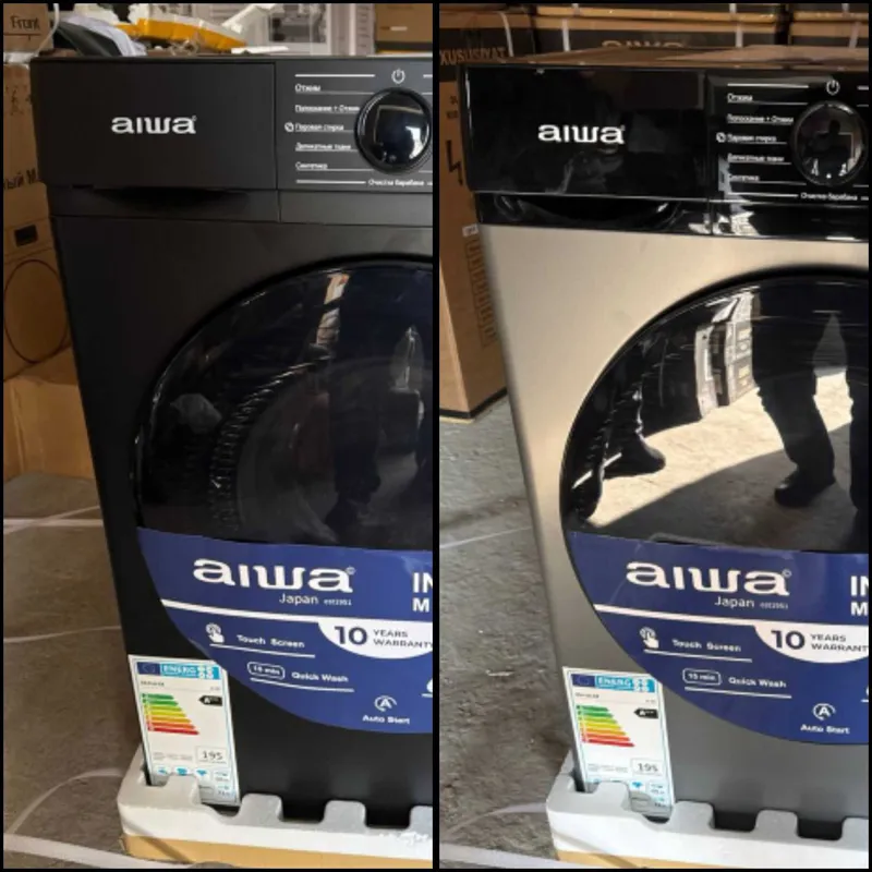 Стиральная машина Aiwa 10,8,6 кг инвертор матор пар склад — фото 1 Стиральная машина Aiwa 10,8,6 кг инвертор матор пар склад — фото 1