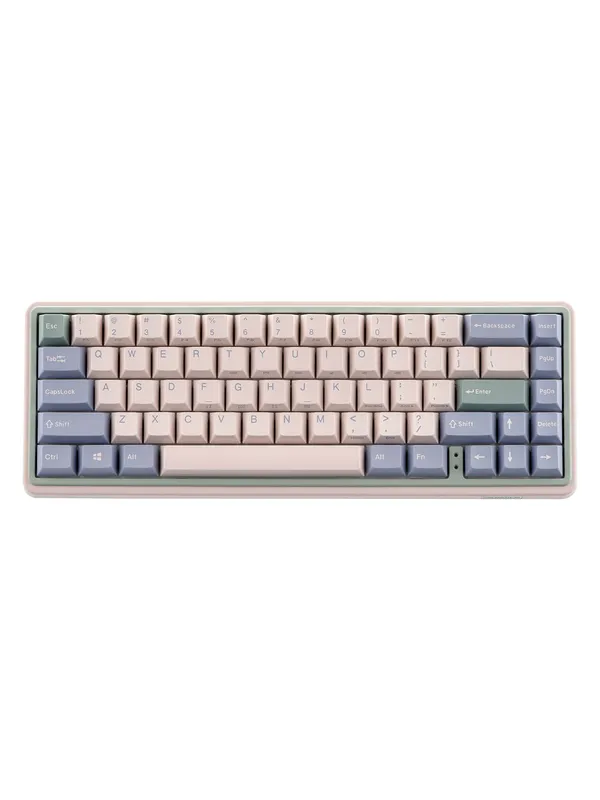 Клавиатура механическая Varmilo Minilo VXT67 Eucalyptus (VXT67), Gateron G Pro 2.0 Yellow, RGB, 67 клавиш — фото 1