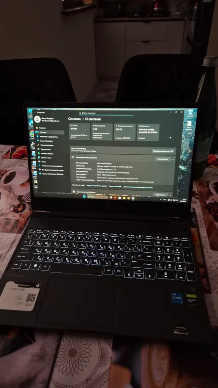 HP Victus i5-12th Gen 16/512 — фото 2