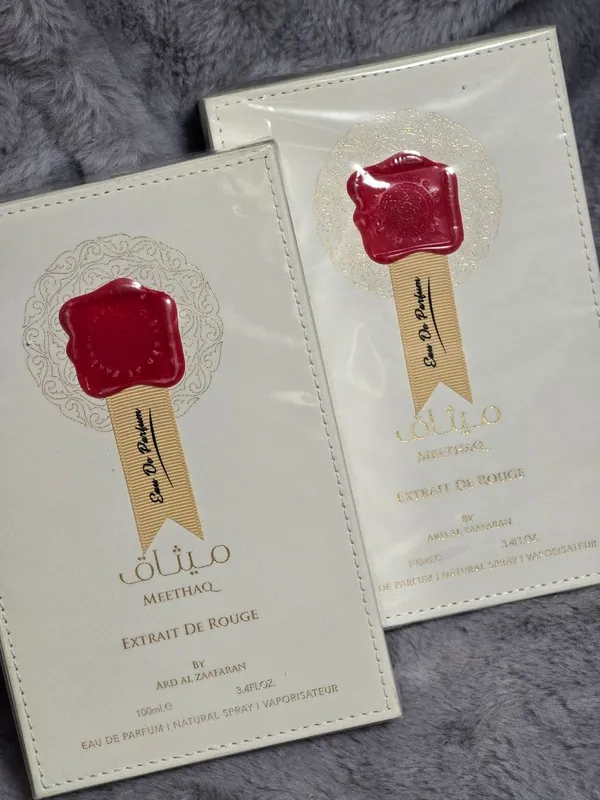Meethaq Extrait De Rouge Ard Al Zaafaran, 100 ml atir suvi Meethaq Extrait De Rouge Ard Al Zaafaran, 100 ml atir suvi