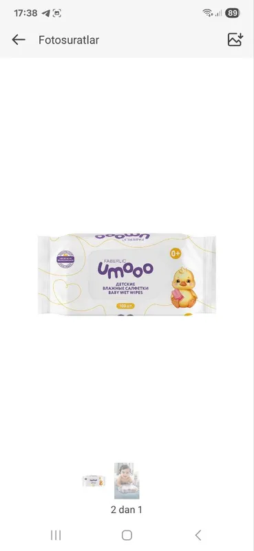 0+ salfetka 100talik