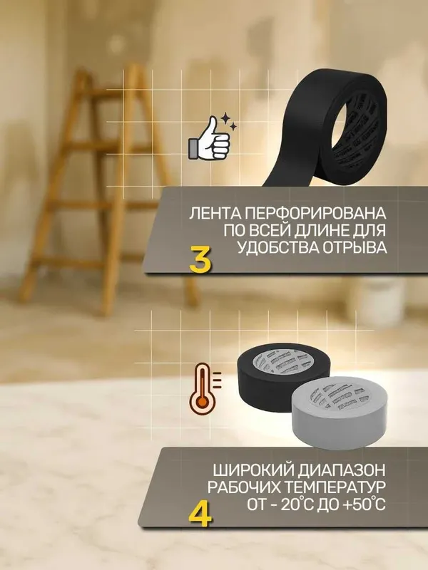 CAMAT® Cotton Cloth Тканевая клейкая лента 48мм х 10м 3 CAMAT® Cotton Cloth Тканевая клейкая лента 48мм х 10м 3