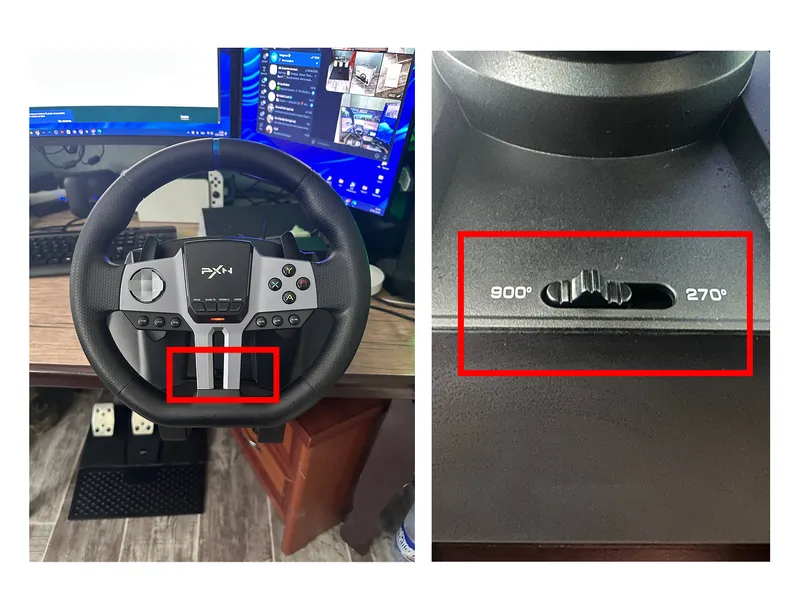Игровой руль - PXN v9 2 gen, 900° и 270°, 3 педали 3 Игровой руль - PXN v9 2 gen, 900° и 270°, 3 педали 3