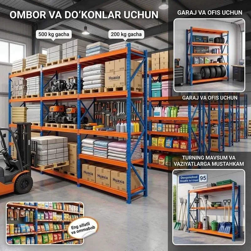 sklad uchun arzon polkalar