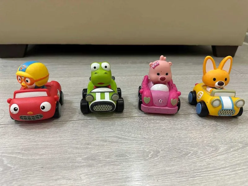 Pororo Cutie Vroom vroom Набор машинок ПОРОРО — фото 4