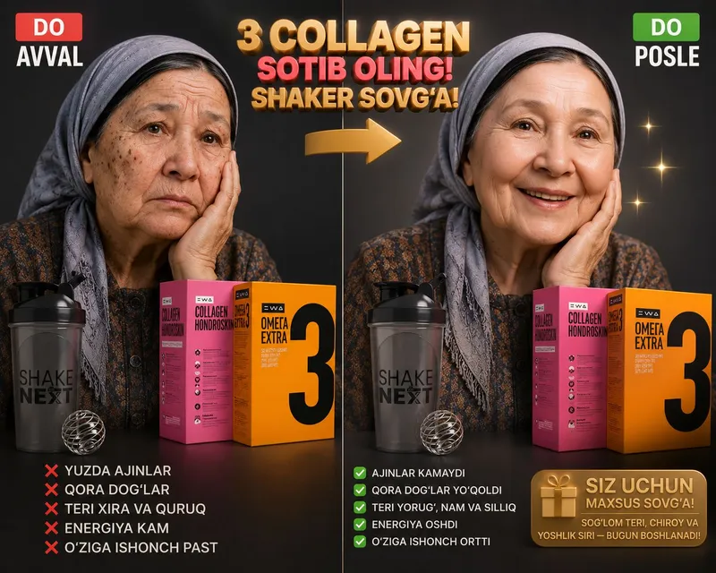 callagen bu sizni yoshartiruvchi eleksir