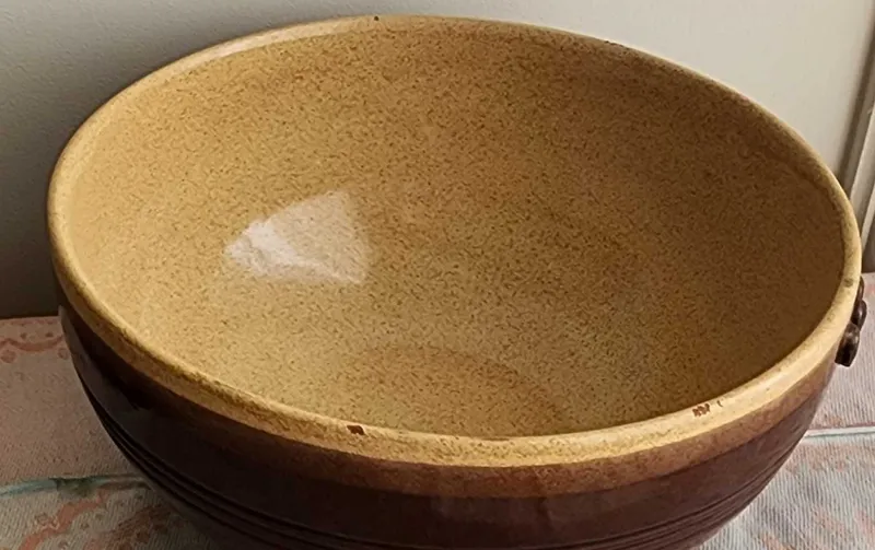 Jigarrang keramik kosa, Ø 21 sm, h- 10,5 sm 2