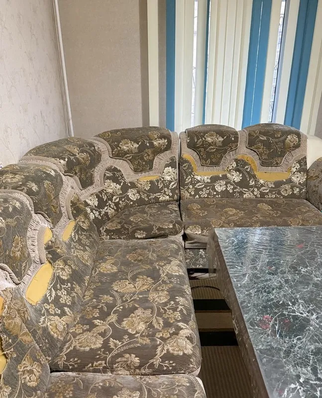 Угловой диван + кресла/пуфы 2 Угловой диван + кресла/пуфы 2