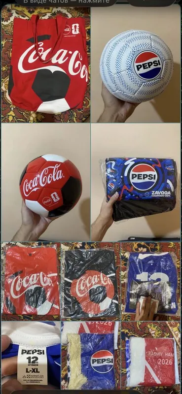 Футболки шарфы и шопперы от кола и пепси cola pepsi 3 Футболки шарфы и шопперы от кола и пепси cola pepsi 3