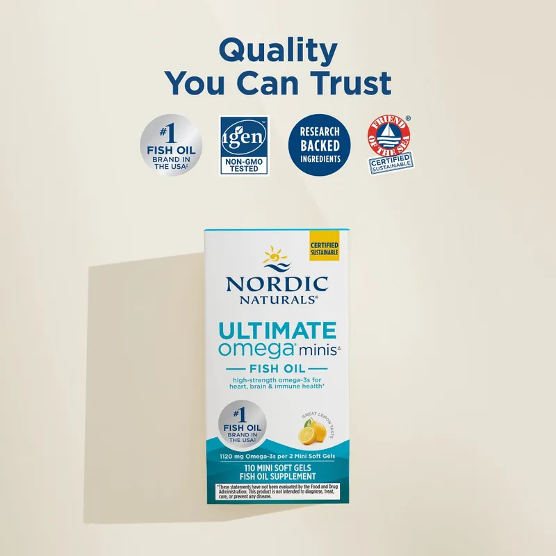 Nordic Naturals Ultimate Omega Fish Oil lemon 110 капсулы 110 Mini Sof 3 Nordic Naturals Ultimate Omega Fish Oil lemon 110 капсулы 110 Mini Sof 3