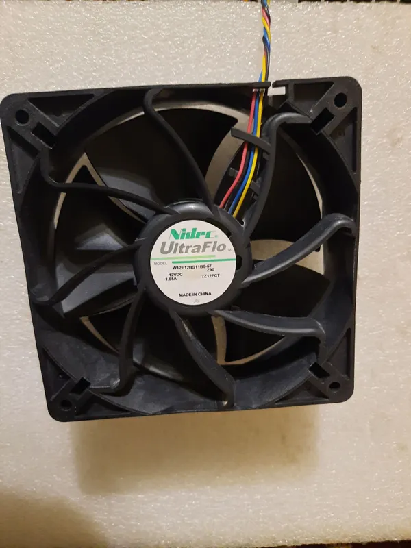 Вентилятор, Куллер для Асика..Nidec UltraFlo ,,12см. 1.65ампер.. Ориг — фото 5