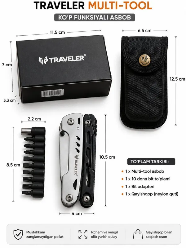 Ko‘p funksiyali multitool 1 Ko‘p funksiyali multitool 1