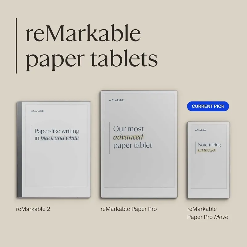 Электронный блокнот reMarkable Paper Pro Move + Кожаный Чехол — фото 2