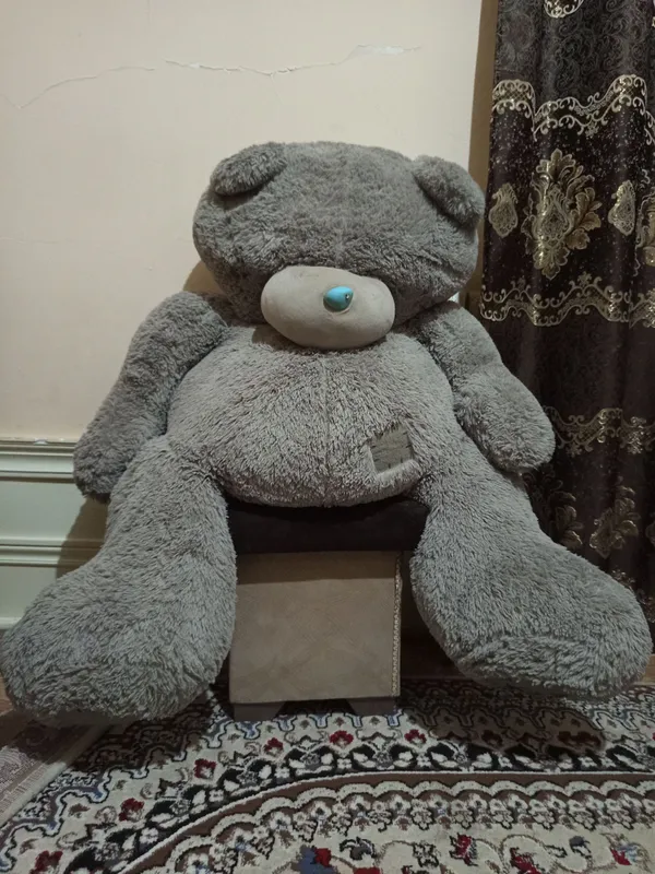 Teddy ayiq 1,5 metrli usti azgina chang bob qogan — фото 2
