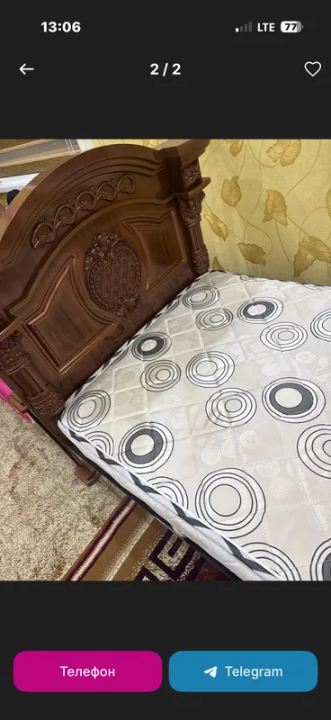 1 kishilik kravat sotiladi matrasi bilan