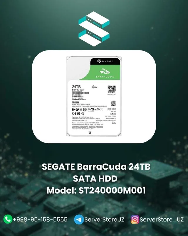 Seagate BarraCuda® 24TB SATA HDD