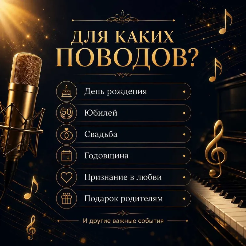 Песня под заказ в подарок — фото 1
