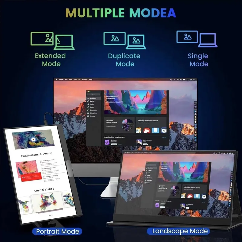 15,6 FullHD монитор для телефонов и ноутбуков ,компьютеров и приставок — фото 1
