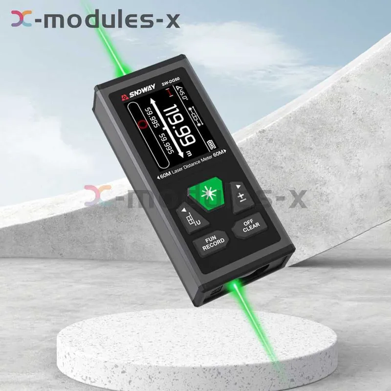 Dual Laser Distance Meter SW‑DG60 — 2 ta 1: Lazerli masofa o‘lchagich — фото 4