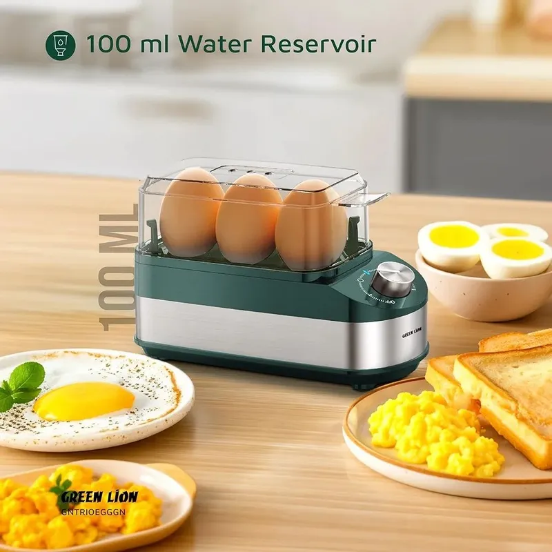 Яйцеварка Green Lion, вместимость 6 яйца, 400W, 230 Вт, компактный — фото 3