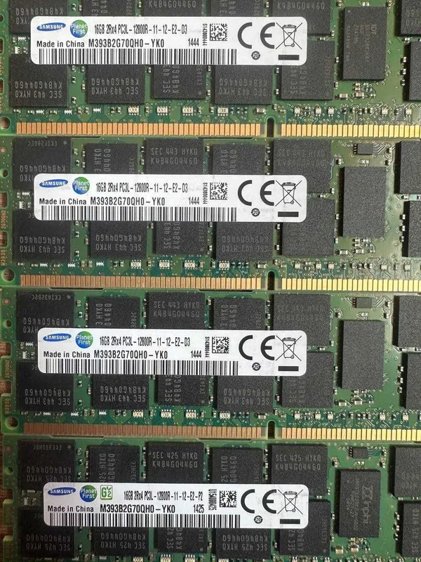 Серверные Samsung 16gb 2rx4 pc3 12800R ( В количестве)